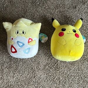 NWT Pokémon Squishmallow‎ Pikachu and Togepi 10”